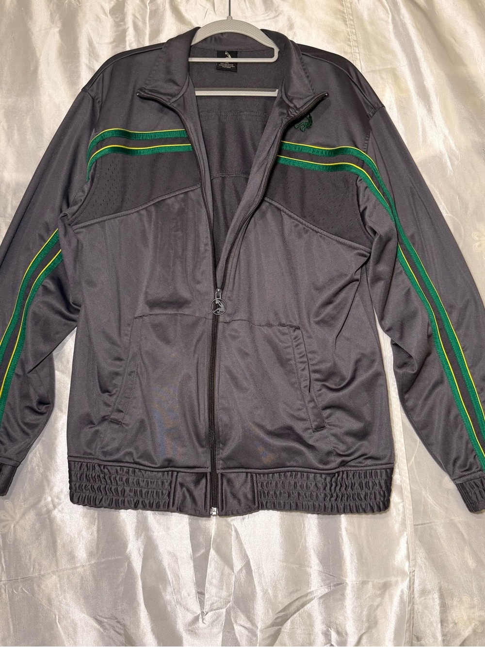 Vintage Y2K Shaquille Track Jacket Gray Men’s Size M